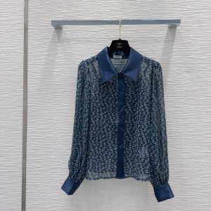 Luxury Designer Chanel Long-Sleeved Shirts