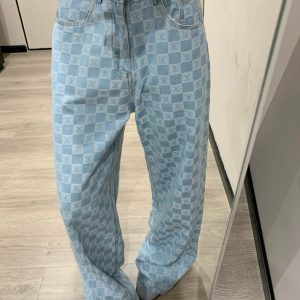 Luxury Designer Louis Vuitton Jacquard Pants