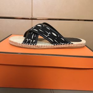 High Quality Luxury Dior Hemp Slippers