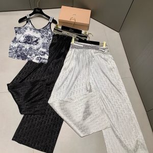 Luxury Dior Jacquard Trousers