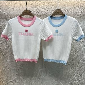 Aaa Chanel Jacquard Short Sleeves