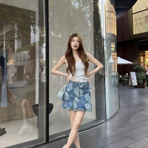1:1 Luxury Fendi Cotton Short Skirt