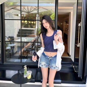 Aaa Luxury Chanel Denim Shorts