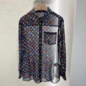 High Quality Louis Vuitton Chiffon Long Sleeves