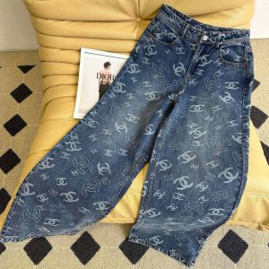 Luxury Chanel Jacquard Pants