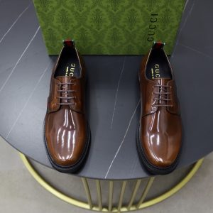Luxury Gucci Cowhide Leather Shoes