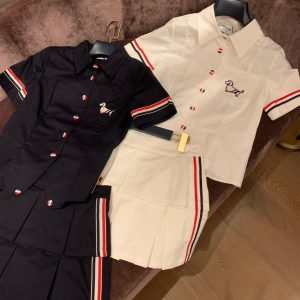 Luxury High Quality Thom Browne Short-Sleeved Shirts