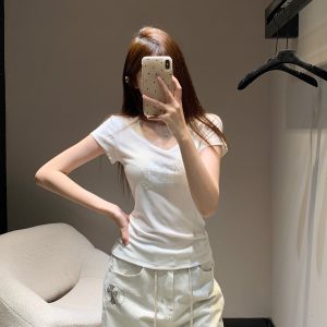 High Quality Chrome Hearts Silk Short-Sleeved T-Shirt For Spring