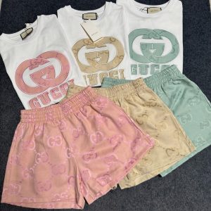 Aaa High Quality Gucci Jacquard Short-Sleeved Shirts