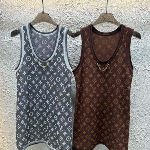 Luxury Louis Vuitton Jacquard Vest
