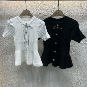 Designer Aaa Miu Miu Short Sleeves