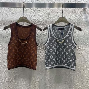 High Quality Luxury Louis Vuitton Jacquard Vest