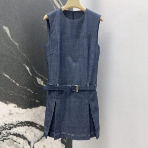 Designer Miu Miu Cotton Sleeveless