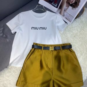 Aaa Miu Miu Short-Sleeved Shirts
