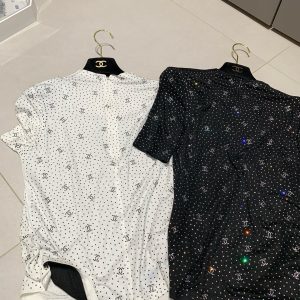 Aaa Chanel Stone Short Sleeves