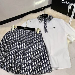 Aaa High Quality Dior Jacquard Short-Sleeved Shirt