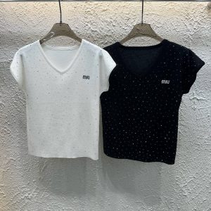 Aaa Miu Miu Stone Short Sleeves