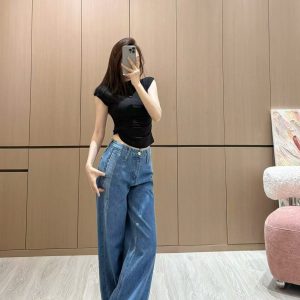 Designer Dior Jacquard Jeans