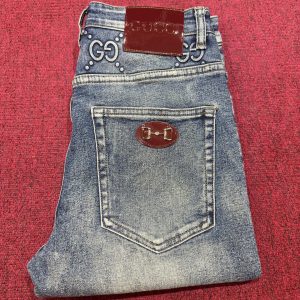 Luxury High Quality Gucci Denim Long Pants