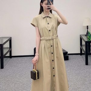 Luxury Designer Dior Cotton Dress