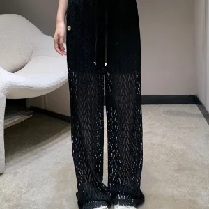 High Quality 1:1 Valentino Lace Trousers