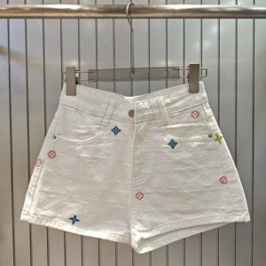 Designer Louis Vuitton Denim Shorts