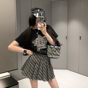 Luxury High Quality Dior Jacquard Short-Sleeved Shirts