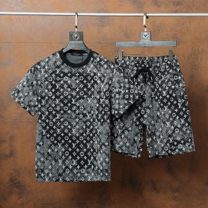 Luxury Louis Vuitton Jacquard Set