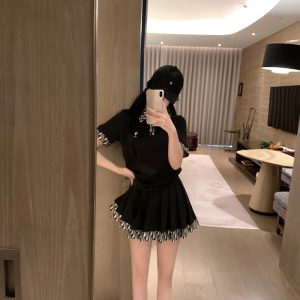 1:1 Dior Jacquard Short-Sleeved Shirt