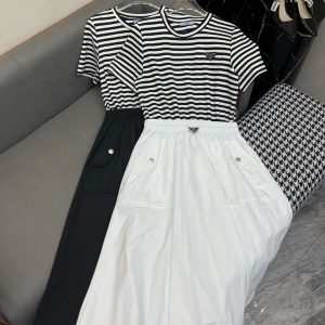 High Quality Luxury Prada Short-Sleeved Shirts