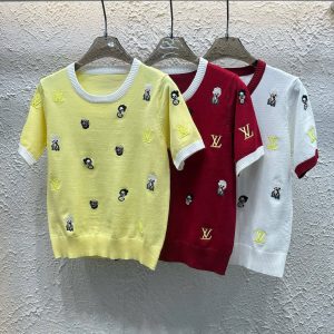 Designer Louis Vuitton Short Sleeves