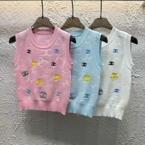 Aaa Designer Chanel Jacquard Vest