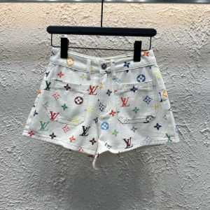 Luxury High Quality Louis Vuitton Denim Shorts