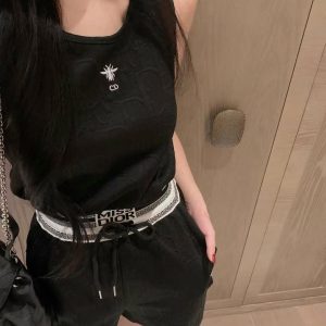 High Quality Luxury Dior Jacquard Shorts