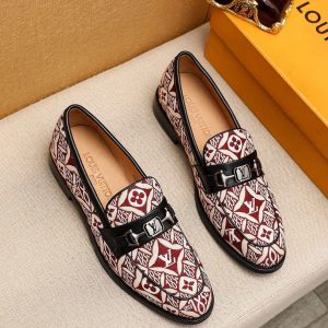 Luxury High Quality Louis Vuitton Cowhide Leather Shoes
