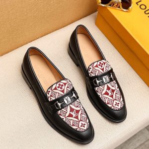 High Quality Luxury Louis Vuitton Calfskin Leather Shoes