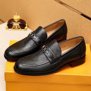 Designer High Quality Louis Vuitton Cowhide Leather Shoes