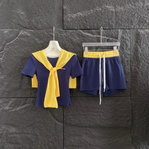 Luxury Designer Miu Miu Short-Sleeved Shirts