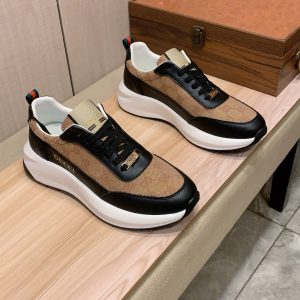 High Quality Luxury Gucci Cowhide Casual Shoes