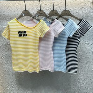 1:1 Miu Miu Short-Sleeved Shirt