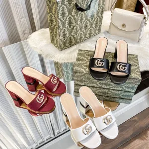 Super Clone Gucci Slippers Red