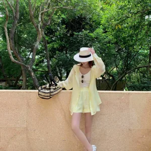 Designer Luxury Ralph Lauren Linen Shorts