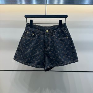 Luxury Louis Vuitton Denim Shorts