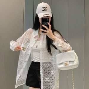 High Quality Luxury Chanel Jacquard Shirt