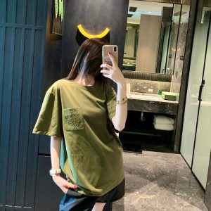 High Quality Loewe Cotton Short Sleeves For Summer