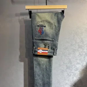 Super Clone Luxury Moncler Jeans Red Cotton Denim Spring Summer