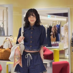 Designer 1:1 Loewe Denim Short-Sleeved Shirts For Summer