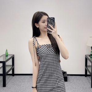 1:1 Designer Miu Miu Cotton Dress For Summer
