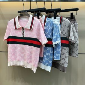 High Quality Gucci Diamond Short-Sleeved Shirts