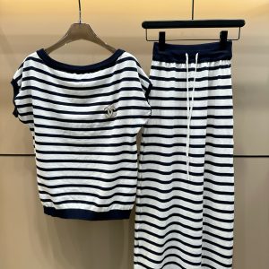 Luxury Designer Chanel Short-Sleeved Shirt